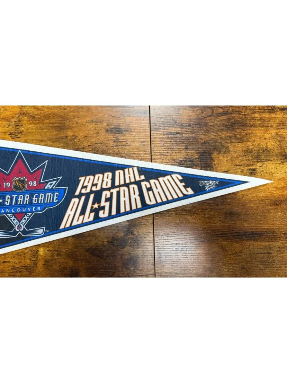 Vintage NHL 1998 All Star Game Vancouver Canucks Hockey Pennant